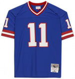 Phil Simms Giants Signed Mitchell & Ness Blue Rep Jersey w/Dual Superbowl Inscs