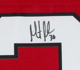 Martin Brodeur Signed Framed Red Custom Pro Style Hockey Jersey JSA