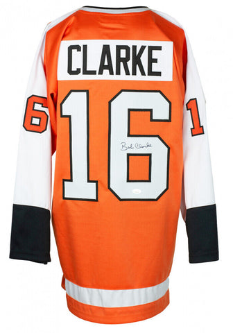 Bobby Clarke Signed Philadelphia Flyers Jersey (JSA) NHL Career 1969-1984 / HOF