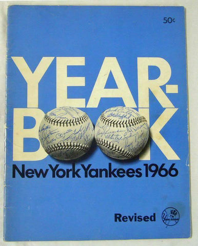 New York Yankees Authentic Official 1966 Program Yearbook