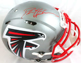Deion Sanders Autographed Falcons F/S Flash Speed Authentic Helmet-BAW Hologram
