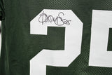 Dorsey Levens Autographed/Signed Pro Style Green XL Jersey Beckett 35517