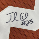 FRAMED Autographed/Signed JAMAAL CHARLES 33x42 Texas Orange College Football Jer