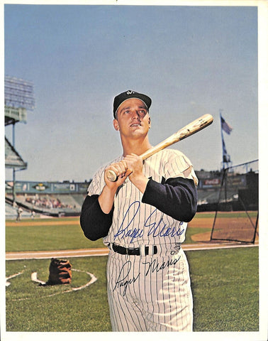 Yankees Roger Maris Authentic Signed 7.75x9.9 Photo Autographed JSA #Y98344