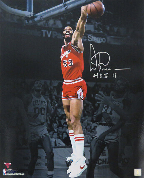Artis Gilmore Signed Chicago Bulls Dunk Spotlight 16x20 Photo w/HOF'11 -(SS COA)