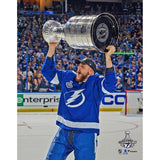 Erik Cernak Signed Tampa Bay Lightning Hockey Puck (Beckett) 2xStanley Cup Champ