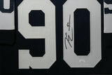 DEMARCUS LAWRENCE (Cowboys Thx TOWER) Signed Autographed Framed Jersey JSA