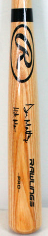 Don Mattingly Autographed Blonde Rawlings Pro Baseball Batw/Insc.-Beckett W Holo