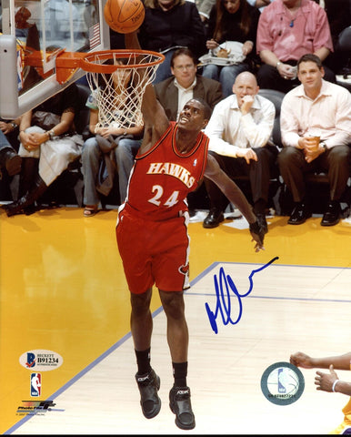 Hawks Marvin Williams Authentic Signed 8X10 Photo Autographed BAS #B91234