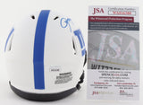 Lawrence Taylor Signed Giants Lunar Eclipse Alternate Speed Mini Helmet JSA COA