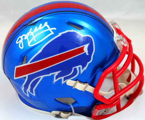 Jim Kelly Autographed Buffalo Bills Flash Speed Mini Helmet-Beckett W Hologram