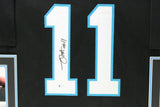 ROBBY ANDERSON (Panthers black SKYLINE) Signed Autographed Framed Jersey Beckett