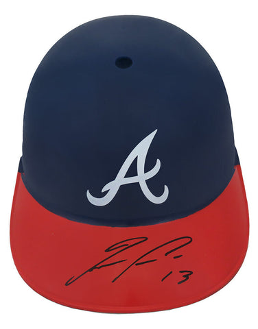 Ronald Acuna Jr Signed Atlanta Braves Souvenir Replica Batting Helmet - (SS COA)