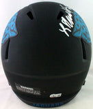 Laviska Shenault Autographed Jaguars Eclipse Speed F/S Helmet- Beckett W *Silver