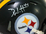 Derek Watt Autographed Pittsburgh Steelers Speed Mini Helmet - JSA W Auth *Silve