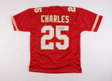 Jamaal Charles Signed Chiefs Red Home Jersey (PSA) K C's 4xPro Bowl Running Back