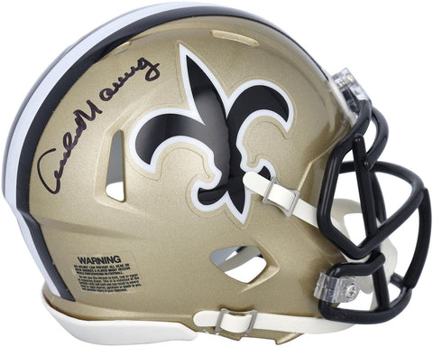 Archie Manning New Orleans Saints Signed 1976-1999 Throwback Logo Mini Helmet