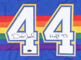 Dan Issel Signed Nuggets Jersey Inscribed "HOF 93"(Schwartz COA) 6xNBA All Star