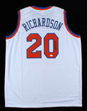 Micheal Ray Richardson Signed New York Knicks Custom "Sugar" Jersey (JSA COA)