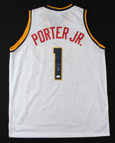 Michael Porter Jr. Signed Denver Nuggets Jersey (JSA COA) #14 Pick 2018 Draft