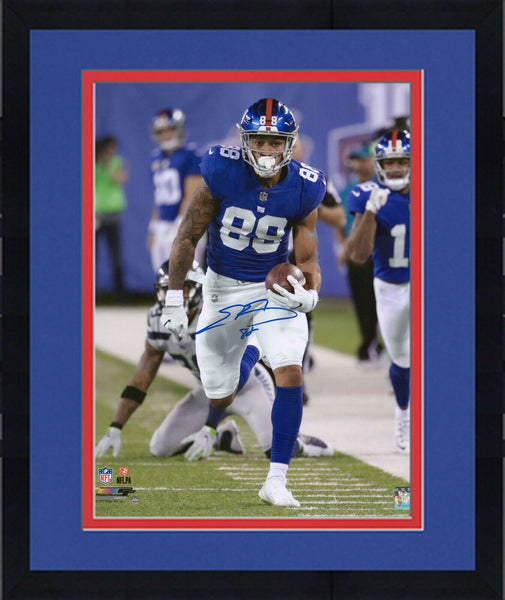 Framed Evan Engram New York Giants Autographed 16" x 20" Action Photograph