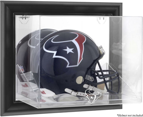 Texans Black Framed Wall- Helmet Display Case - Fanatics