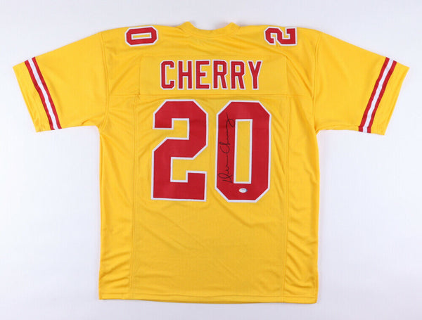 Deron Cherry Signed Kansas City Chiefs Throwback Jersey (PSA COA