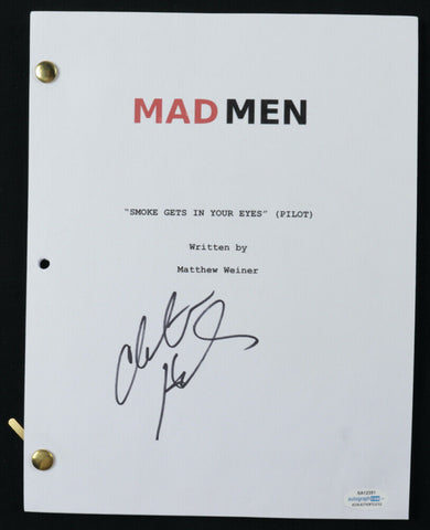 Christina Hendricks (Joan Harris) Signed "Mad Men" Full Script (AutographCOA)