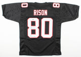 Andre Rison Signed Atlanta Falcons Jersey Inscribed "Bad Moon" (Schwartz COA)