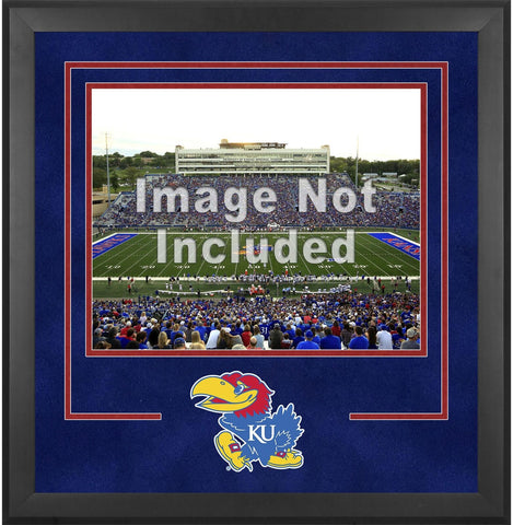 Kansas Jayhawks Deluxe 16x20 Horizontal Photo Frame w/Team Logo