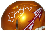 Derrick Brooks Autographed Florida State Seminoles Flash Mini Helmet BAS 36905