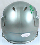 Michael Vick Autographed Eagles Flash Speed Mini Helmet- JSA W Auth *Green