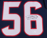 Brian Cushing Signed Texans 35x43 Framed Jersey (JSA) Houston Linebacker / Coach
