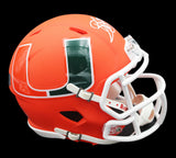 Reggie Wayne Signed Miami Hurricanes Speed AMP NCAA Mini Helmet
