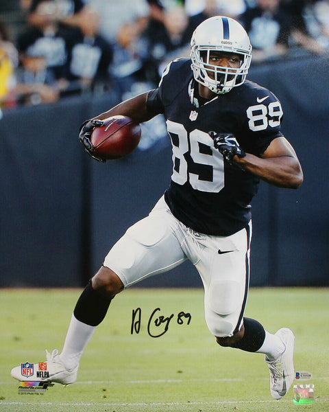 Amari Cooper Autographed/Signed Oakland Raiders 16x20 Photo BAS 29058