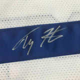 FRAMED Autographed/Signed TY T.Y. HILTON 33x42 Indianapolis White Jersey JSA COA