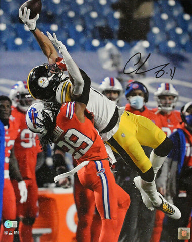 Chase Claypool Autographed/Signed Pittsburgh Steelers 16x20 Photo BAS 30845