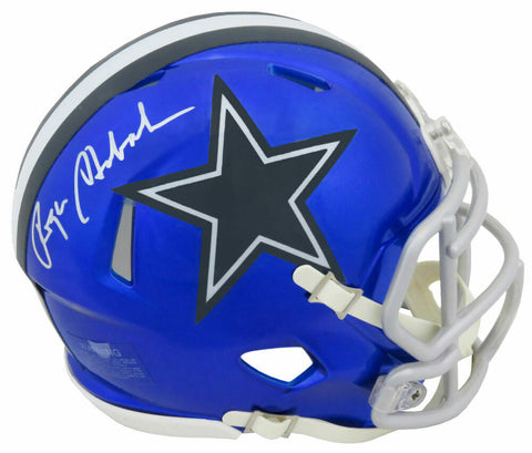 Roger Staubach Signed Dallas Cowboys FLASH Riddell Speed Mini Helmet - (SS COA)