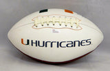 Lamar Miller Autographed Miami Hurricanes Logo Football- JSA Witnessed Auth