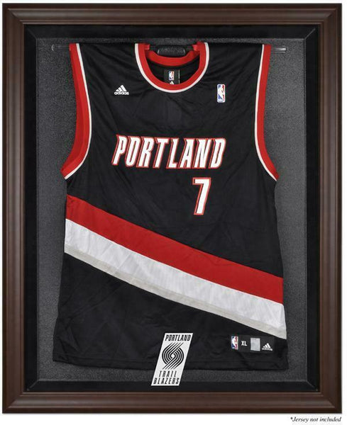 Portland Trail Blazers (2004-2017) Brown Framed Jersey Display Case - Fanatics