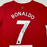 Autographed/Signed Cristiano Ronaldo Manchester United Jersey Beckett COA/LOA
