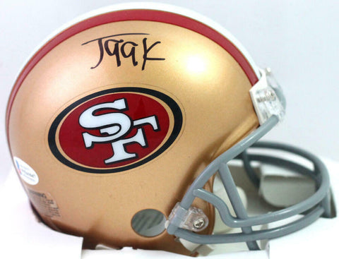 Javon Kinlaw Autographed San Francisco 49ers Mini Helmet - Beckett W Auth *Black