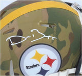 Devin Bush Pittsburgh Steelers Signed Camo Alternate Revolution Mini Helmet