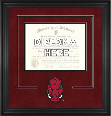 Arkansas Razorbacks Deluxe 8.5" x 11" Diploma Frame w/Team Logo
