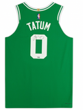 JAYSON TATUM Autographed Boston Celtics Nike Authentic Green Jersey FANATICS