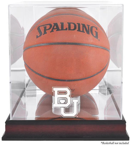 Baylor Bears Mahogany Antique Finish Basketball Display Case