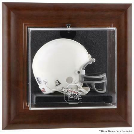 South Carolina Brown Framed Wall-Mountable Mini Helmet Display Case - Fanatics