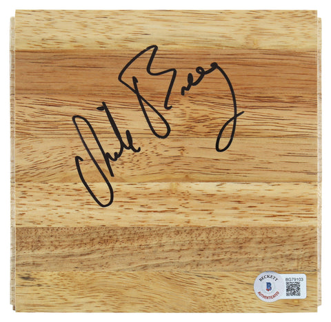 Notre Dame Mike Brey Authentic Signed 6x6 Floorboard Autographed BAS #BG79103