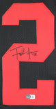 Frank Gore Authentic Signed Black Pro Style Jersey Autographed BAS Witnessed
