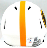 Troy Polamalu Signed Steelers Lunar Speed Mini Helmet - Beckett W Hologram*Black